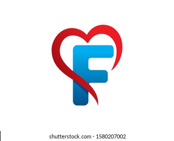 F Letter logo or symbol template design