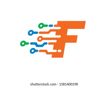 F Letter logo or symbol template design