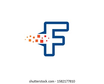 F Letter logo or symbol template design
