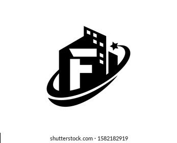 F Letter logo or symbol template design