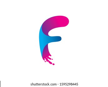 F Letter logo or symbol template design