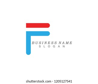 F letter logo Template