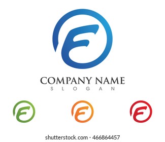 F Letter Logo Template