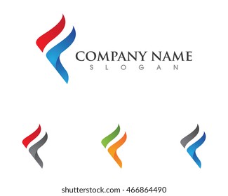 F Letter Logo Template