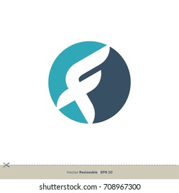 F Letter Logo Template Illustration Design. Vector EPS 10.