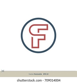 F Letter Logo Template Illustration Design. Vector EPS 10.