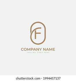 F Letter logo Template Vector