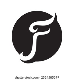 Vector de Plantilla del logotipo de la letra F