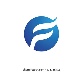 F Letter Logo template vector