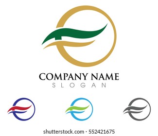 F Letter Logo Template vector icon illustration design