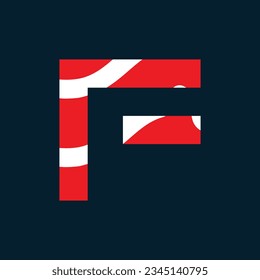 F letter logo or f text logo and f word logo design.