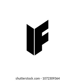 f letter logo vector for company brand