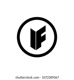 f letter logo vector for company brand