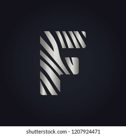 F letter logo vector design. Initial letter F logo design.
