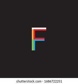 F letter logo vector design