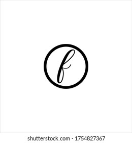 F letter logo vector design
