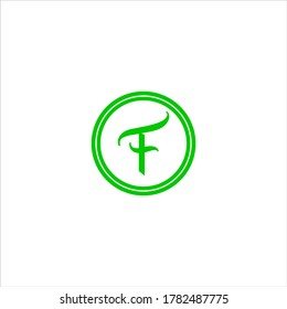 F letter logo vector design