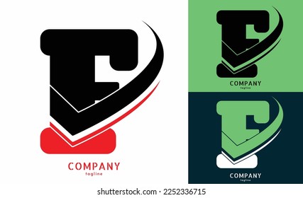 F letter logo vector design