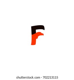f letter logo vector and fly logo vector