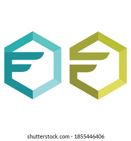 F Letter Logo Vector Icon Symbol Template. Letter Logo. Logo Design. F Logo Design. Letter. Design