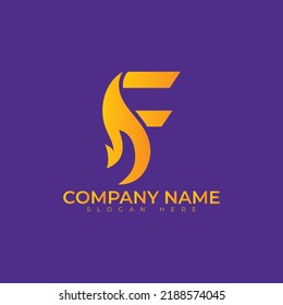 F Letter logo vector illustration design