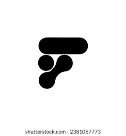 f letter logo vector illustration