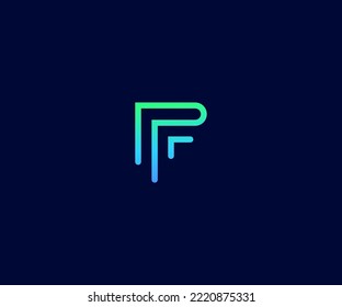 F Letter Logo Vector Template Abstract Monogram Symbol