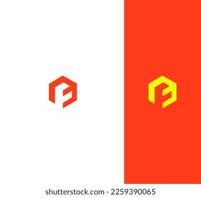 F Letter Logo Vector Template Abstract Monogram Symbol 