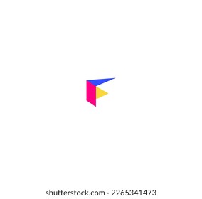 F Letter Logo Vector Template Abstract Monogram Symbol 