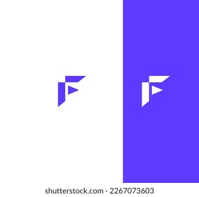 F Letter Logo Vector Template Abstract Monogram Symbol