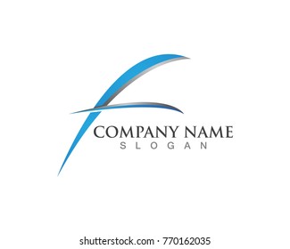 F letter logos finance