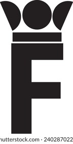 F letter modern logo design