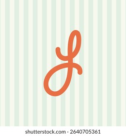 F Letter Monogram Logo. Wedding Logo. Kids Logo. Fun F typography logo icon.