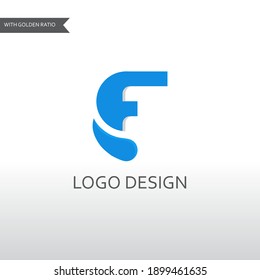 f letter for simple logo design. a modern vector design