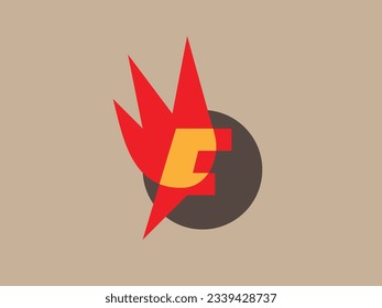 F Letter Simple Logo Vector