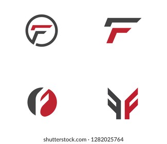 F Letter vector icon illustration design