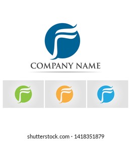 F Letter vector icon illustration design