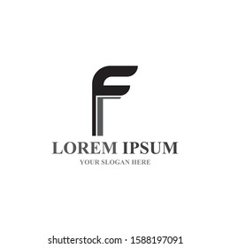 F Letter vector icon illustration design