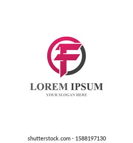 F Letter vector icon illustration design