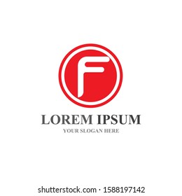 F Letter vector icon illustration design