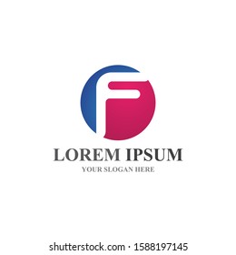 F Letter vector icon illustration design