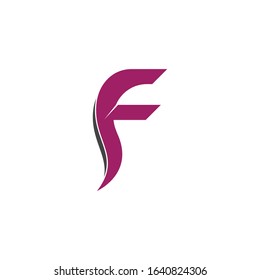 F Letter vector icon illustration design