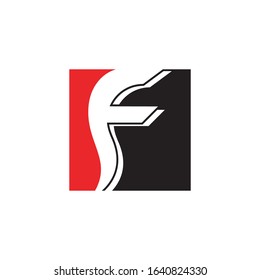 F Letter vector icon illustration design