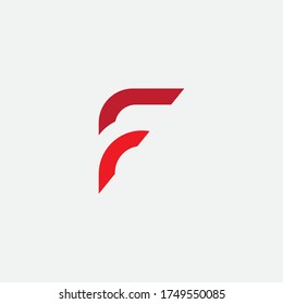 F Letter vector icon illustration design