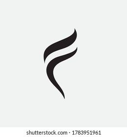 F Letter vector icon illustration design