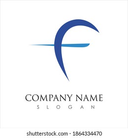 F Letter vector icon illustration design