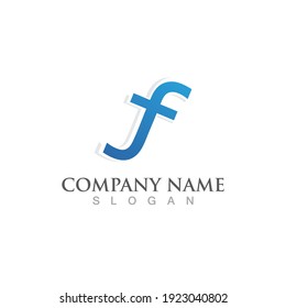 F Letter vector icon illustration design