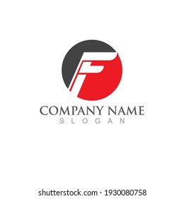 F Letter vector icon illustration design