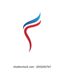 F Letter vector icon illustration design