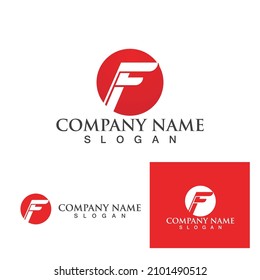F Letter vector icon illustration design